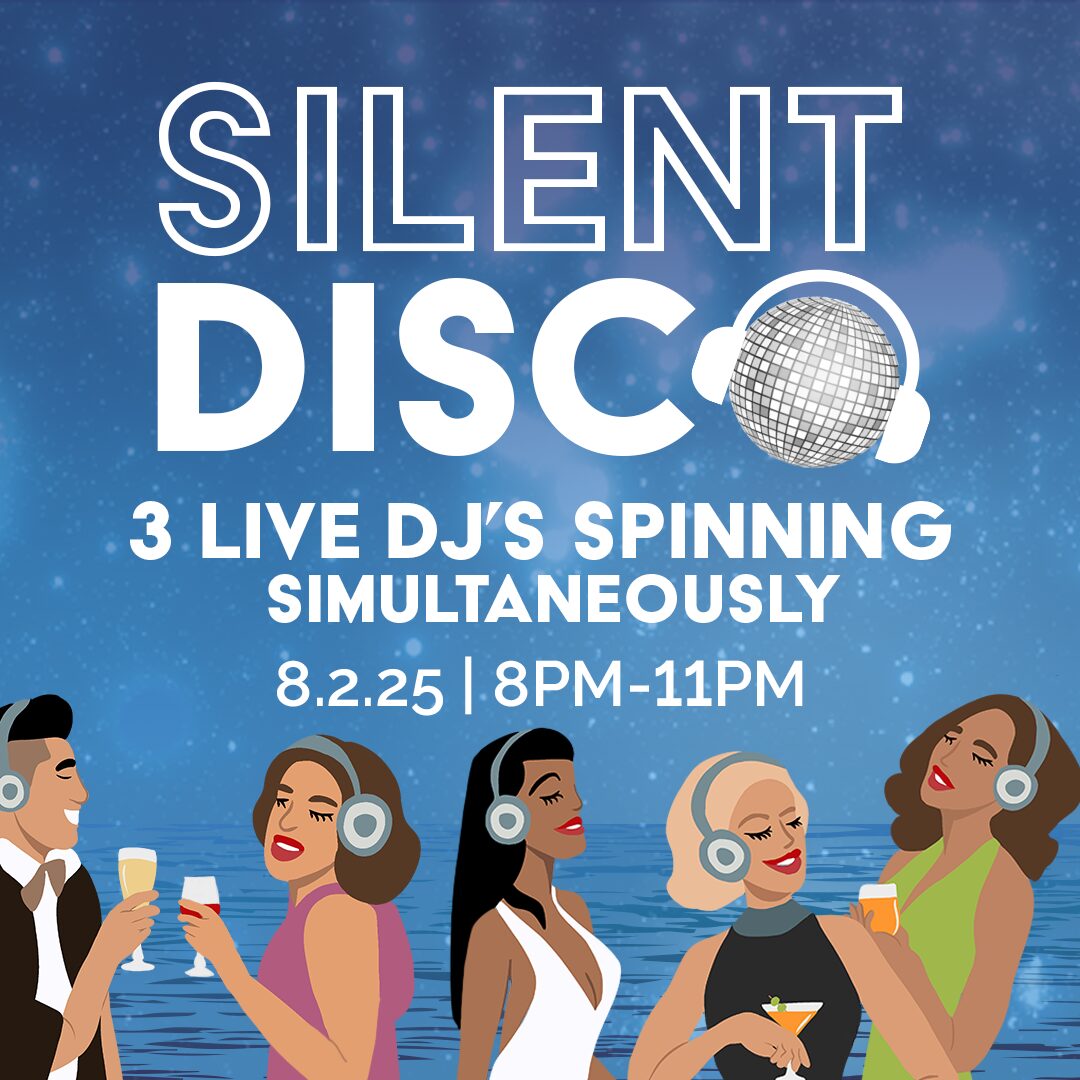 Silent Disco: 3 Live DJ's Spinning Simultaneously | 8.2.25 | 8PM-11PM