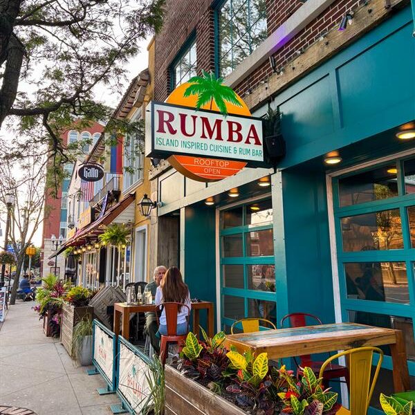 Rumba Patchogue new logo entrance.